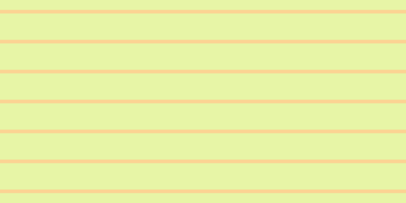 #d2ee4e (50%), #fcd393 horizontal lines, seven pixels wide, fifty-two pixels apart