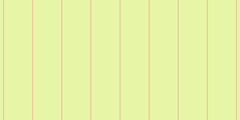 #d2ee4e (50%), #eba393 vertical lines, two pixels wide, ninety-five pixels apart