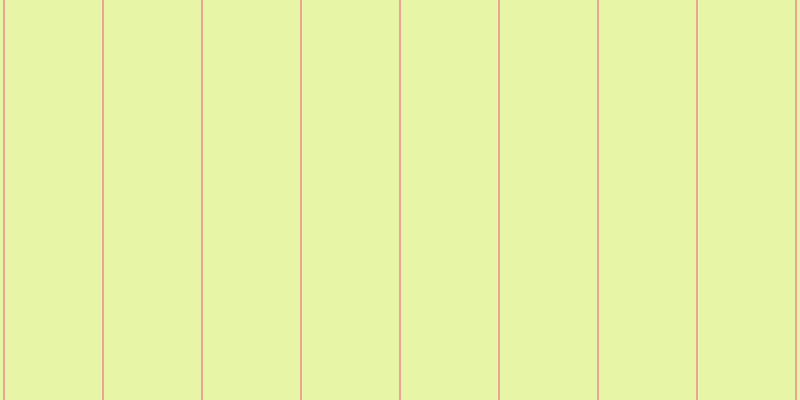 #d2ee4e (50%), #eba393 vertical lines, two pixels wide, ninety-seven pixels apart