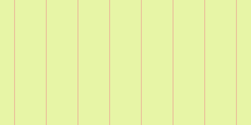#d2ee4e (50%), #eba393 vertical lines, two pixels wide, ninety-nine pixels apart