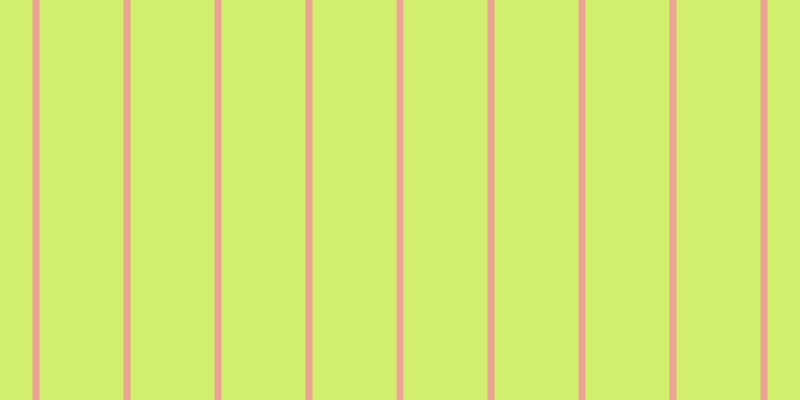 #d2ee6f, #eba393 vertical lines, seven pixels wide, eighty-four pixels apart