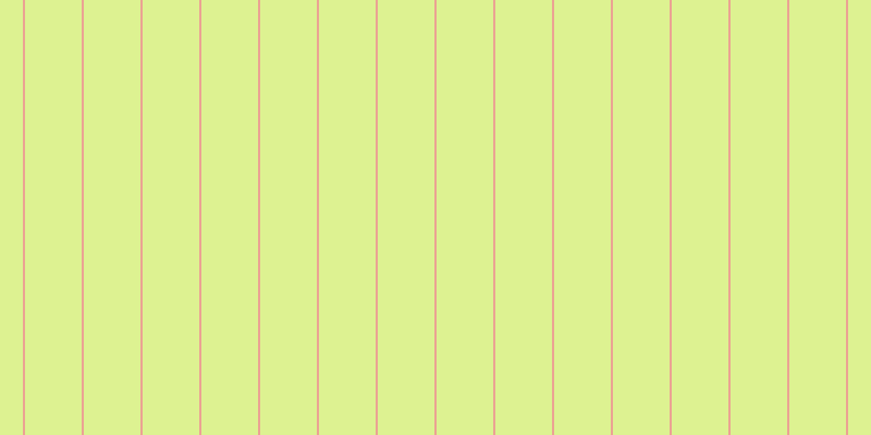 #d2ee6f (75%), #eba393 vertical lines, two pixels wide, fifty-two pixels apart