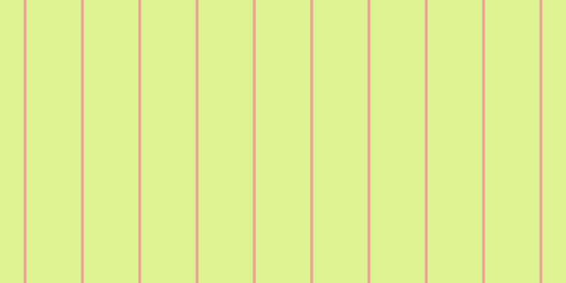 #d2ee6f (75%), #eba393 vertical lines, four pixels wide, seventy-seven pixels apart