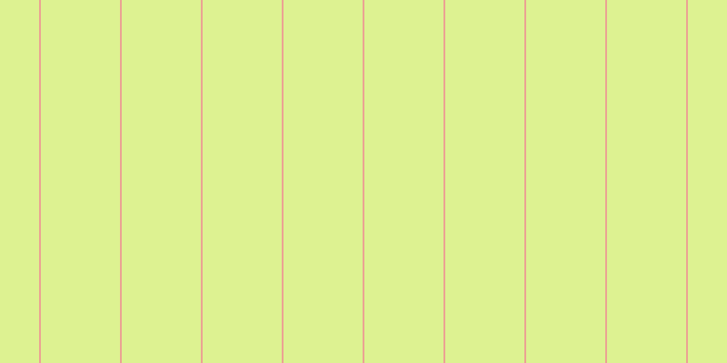 #d2ee6f (75%), #eba393 vertical lines, two pixels wide, eighty-seven pixels apart