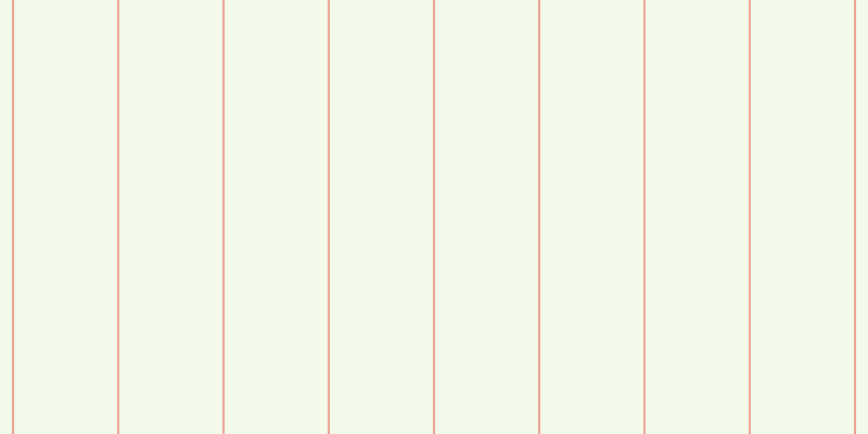 #d2eeb1 (25%), #eba393 vertical lines, two pixels wide, ninety-five pixels apart