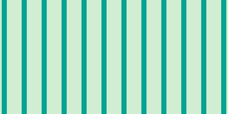 #d2eed2, #04a393 vertical lines, eighteen pixels wide, fifty-two pixels apart