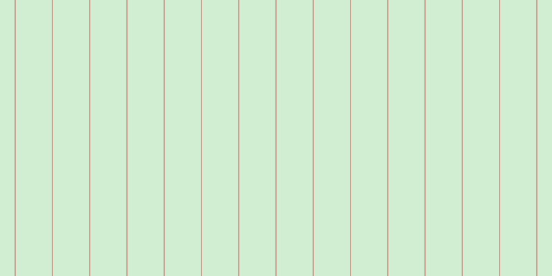 #d2eed2, #caa393 vertical lines, two pixels wide, fifty-two pixels apart