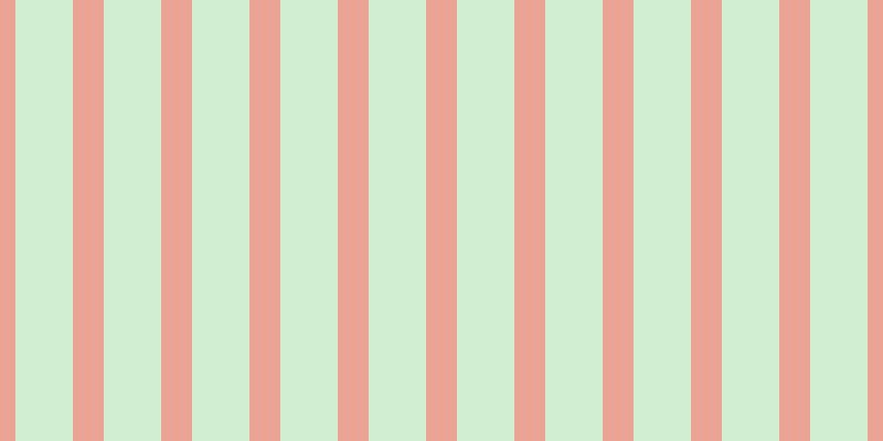 #d2eed2, #eba393 vertical lines, twenty-eight pixels wide, fifty-two pixels apart
