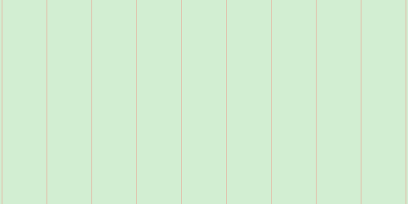 #d2eed2, #eba393 vertical lines, one pixels wide, eighty-seven pixels apart