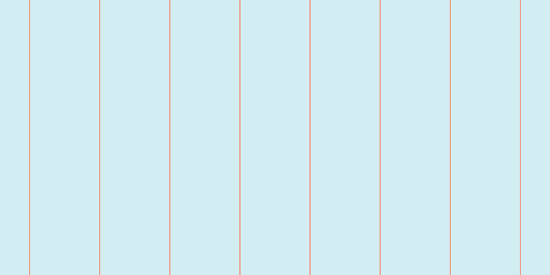#d2eef3, #eba393 vertical lines, two pixels wide, one hundred pixels apart