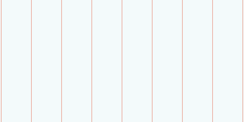 #d2eef3 (25%), #eba393 vertical lines, two pixels wide, ninety-seven pixels apart