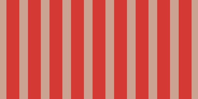 #d43934, #caa393 vertical lines, thirty-five pixels wide, fifty-two pixels apart