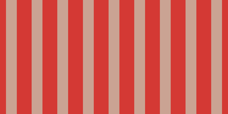 #d43934, #caa393 vertical lines, thirty-eight pixels wide, fifty-two pixels apart