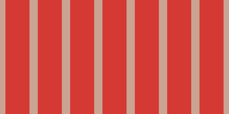 #d43934, #caa393 vertical lines, twenty-nine pixels wide, eighty-four pixels apart