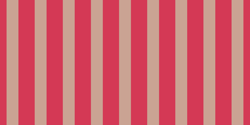 #d43955, #caa393 vertical lines, thirty-eight pixels wide, fifty-two pixels apart