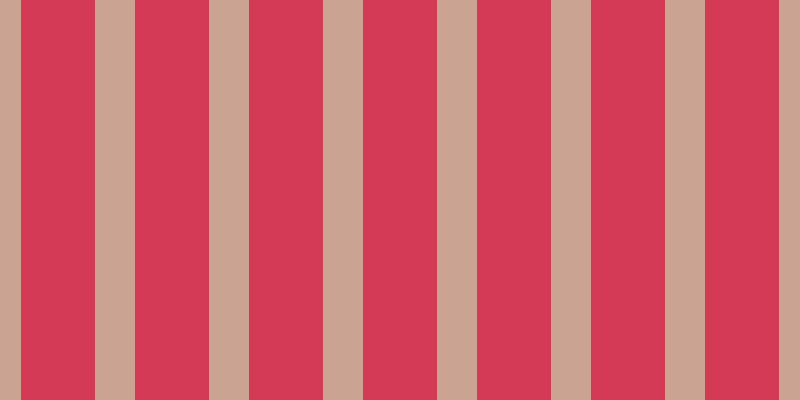 #d43955, #caa393 vertical lines, forty pixels wide, seventy-four pixels apart