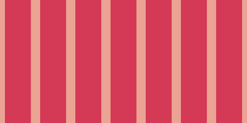 #d43955, #eba393 vertical lines, thirty pixels wide, eighty-four pixels apart