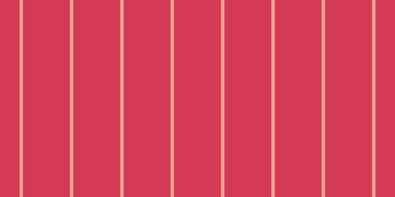 #d43955, #eba393 vertical lines, seven pixels wide, ninety-five pixels apart
