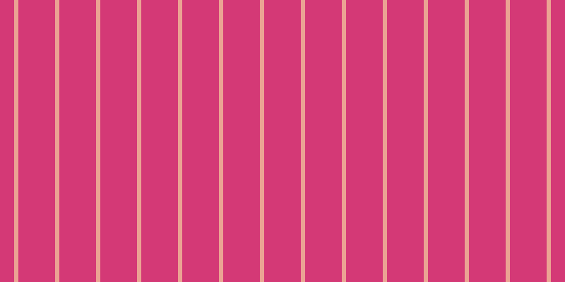 #d43976, #eba393 vertical lines, six pixels wide, fifty-two pixels apart