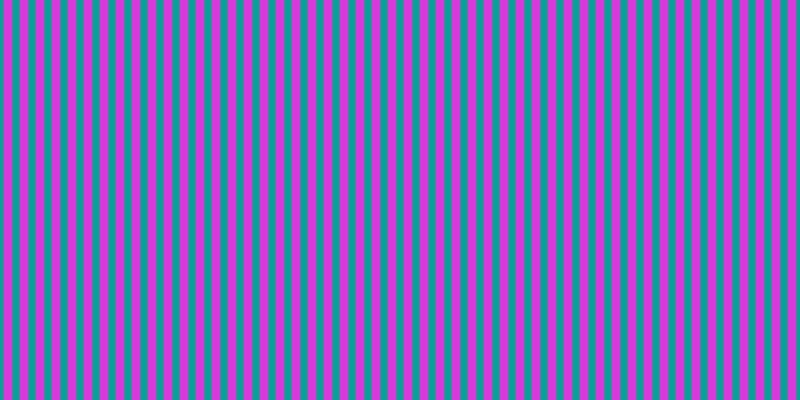 #d439d9, #04a393 vertical lines, seven pixels wide, nine pixels apart