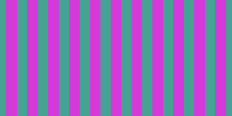 #d439d9, #46a393 vertical lines, thirty-five pixels wide, thirty-seven pixels apart