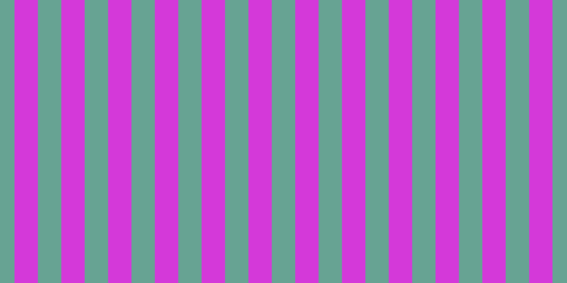 #d439d9, #67a393 vertical lines, thirty-three pixels wide, thirty-three pixels apart