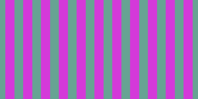 #d439d9, #67a393 vertical lines, thirty-five pixels wide, thirty-seven pixels apart