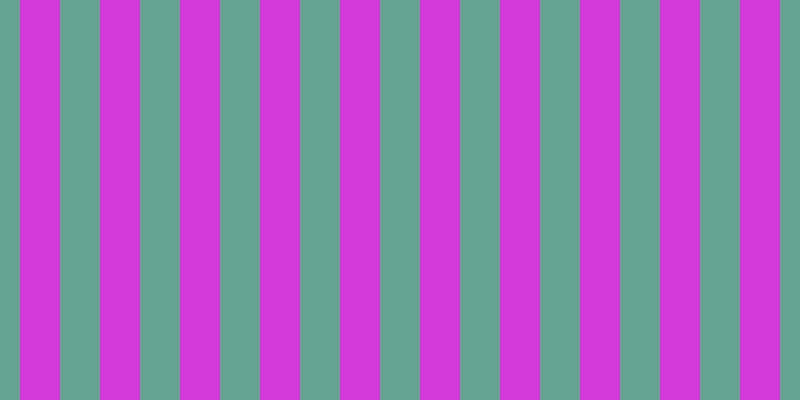 #d439d9, #67a393 vertical lines, forty pixels wide, forty pixels apart
