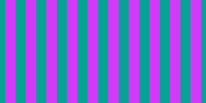 #d439fa, #04a393 vertical lines, thirty-nine pixels wide, forty-one pixels apart
