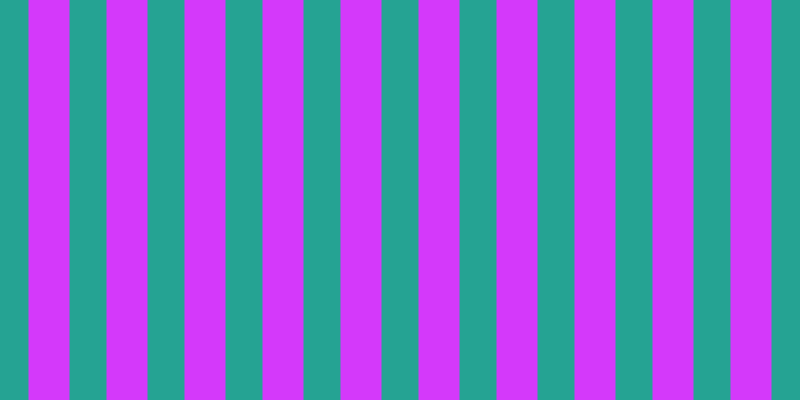 #d439fa, #25a393 vertical lines, thirty-seven pixels wide, forty-one pixels apart