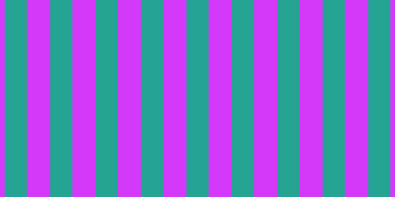 #d439fa, #25a393 vertical lines, forty-five pixels wide, forty-seven pixels apart