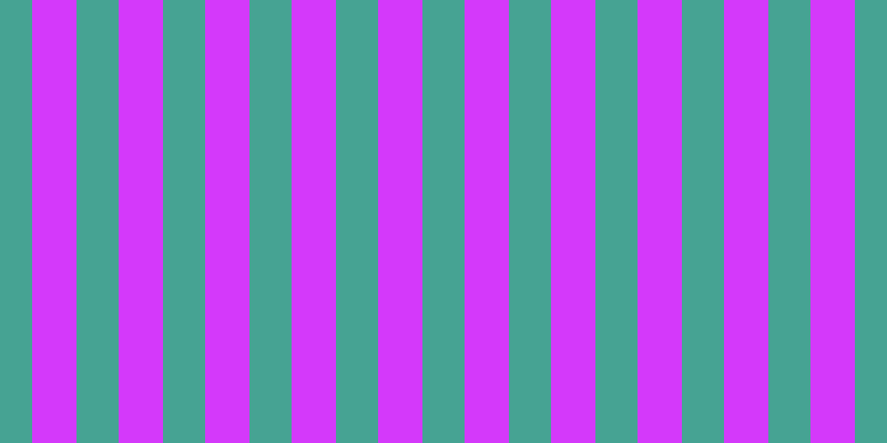 #d439fa, #46a393 vertical lines, thirty-eight pixels wide, forty pixels apart