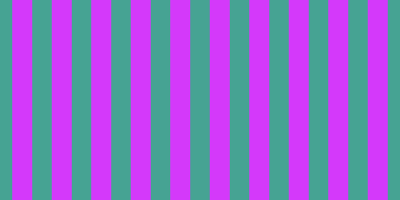 #d439fa, #46a393 vertical lines, thirty-nine pixels wide, forty pixels apart