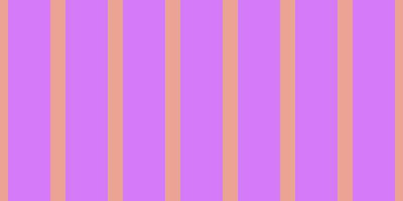 #d47bfa, #eba393 vertical lines, thirty pixels wide, eighty-four pixels apart