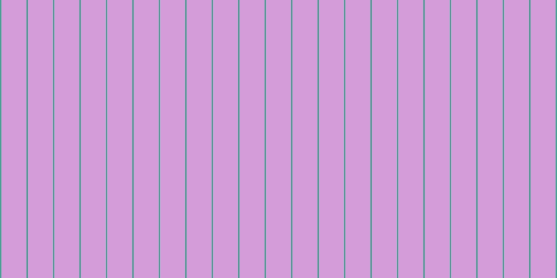 #d49cd9, #46a393 vertical lines, two pixels wide, thirty-six pixels apart