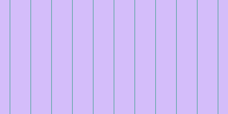 #d4bdfa, #46a393 vertical lines, two pixels wide, seventy-one pixels apart