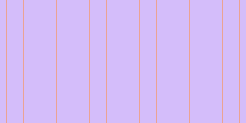 #d4bdfa, #eba393 vertical lines, two pixels wide, fifty-two pixels apart