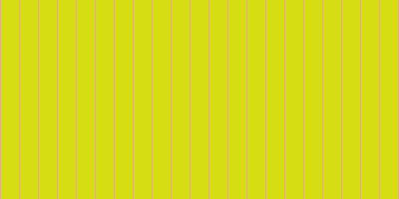 #d4de13, #eba393 vertical lines, two pixels wide, thirty-six pixels apart