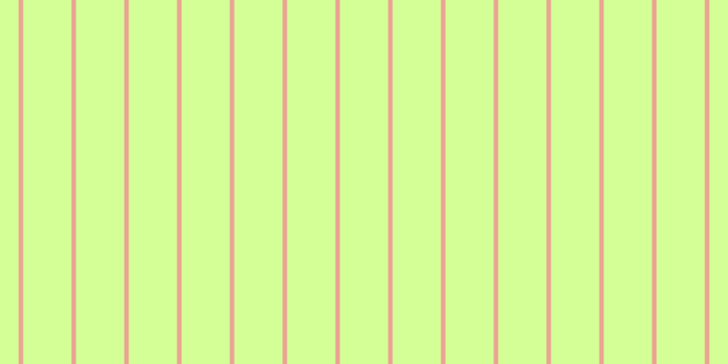 #d4ff97, #eba393 vertical lines, five pixels wide, fifty-three pixels apart