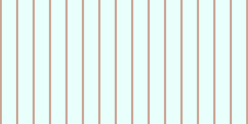 #d4fffa (50%), #caa393 vertical lines, seven pixels wide, forty-six pixels apart