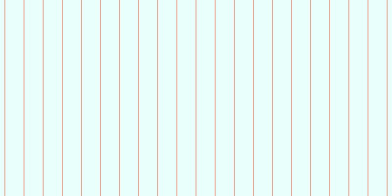 #d4fffa (50%), #eba393 vertical lines, two pixels wide, thirty-seven pixels apart