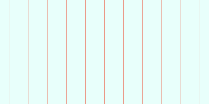 #d4fffa (50%), #eba393 vertical lines, two pixels wide, seventy-one pixels apart