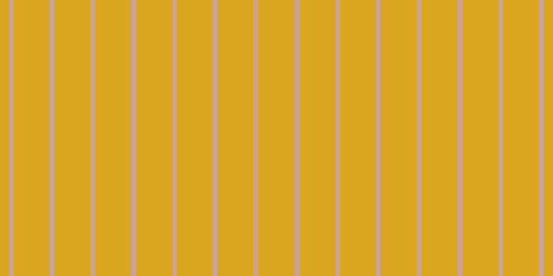 Goldenrod, #caa393 vertical lines, seven pixels wide, fifty-two pixels apart