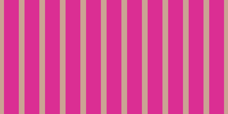 #db2e93, #caa393 vertical lines, twenty pixels wide, fifty-two pixels apart