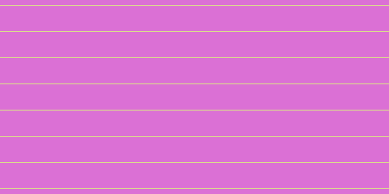 #db70d5, #dbd393 horizontal lines, two pixels wide, fifty-two pixels apart