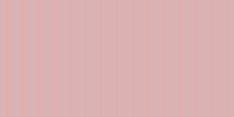 #dbb2b4, #eba393 vertical lines, two pixels wide, fifty-two pixels apart