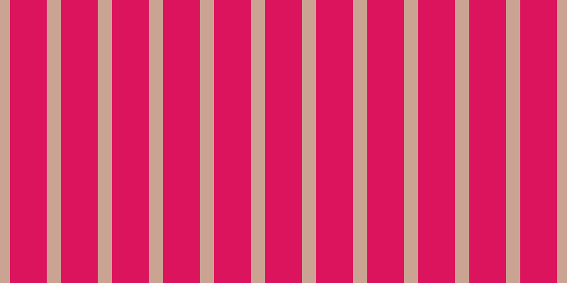 #dc145d, #caa393 vertical lines, twenty pixels wide, fifty-two pixels apart