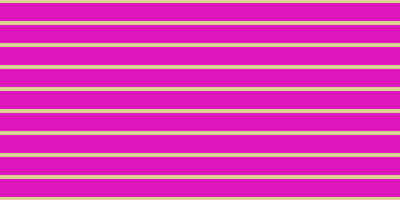 #dc16bb, #dbd393 horizontal lines, eight pixels wide, thirty-six pixels apart