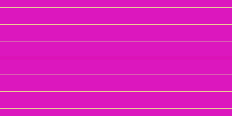 #dc16bb, #dbd393 horizontal lines, two pixels wide, fifty-six pixels apart