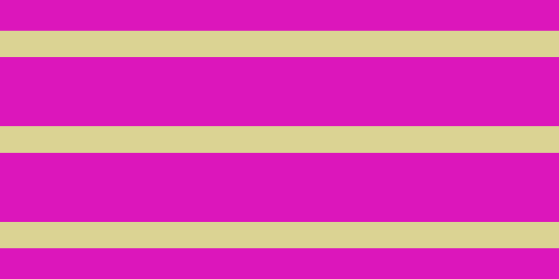 #dc16bb, #dbd393 horizontal lines, thirty-eight pixels wide, ninety-nine pixels apart